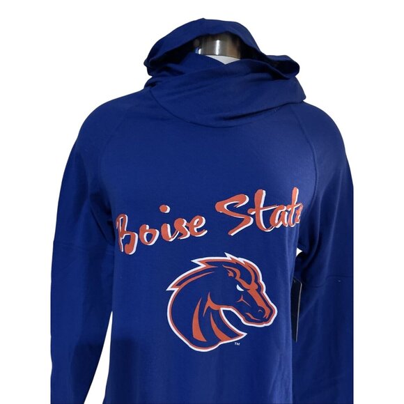 NEW Boise State University BSU Broncos Colosseum Hooded T Shirt Women's M - Picture 2 of 7